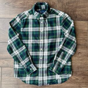Polo Ralph Lauren Performance Plaid Button-Down Shirt - Boys M (10-12)